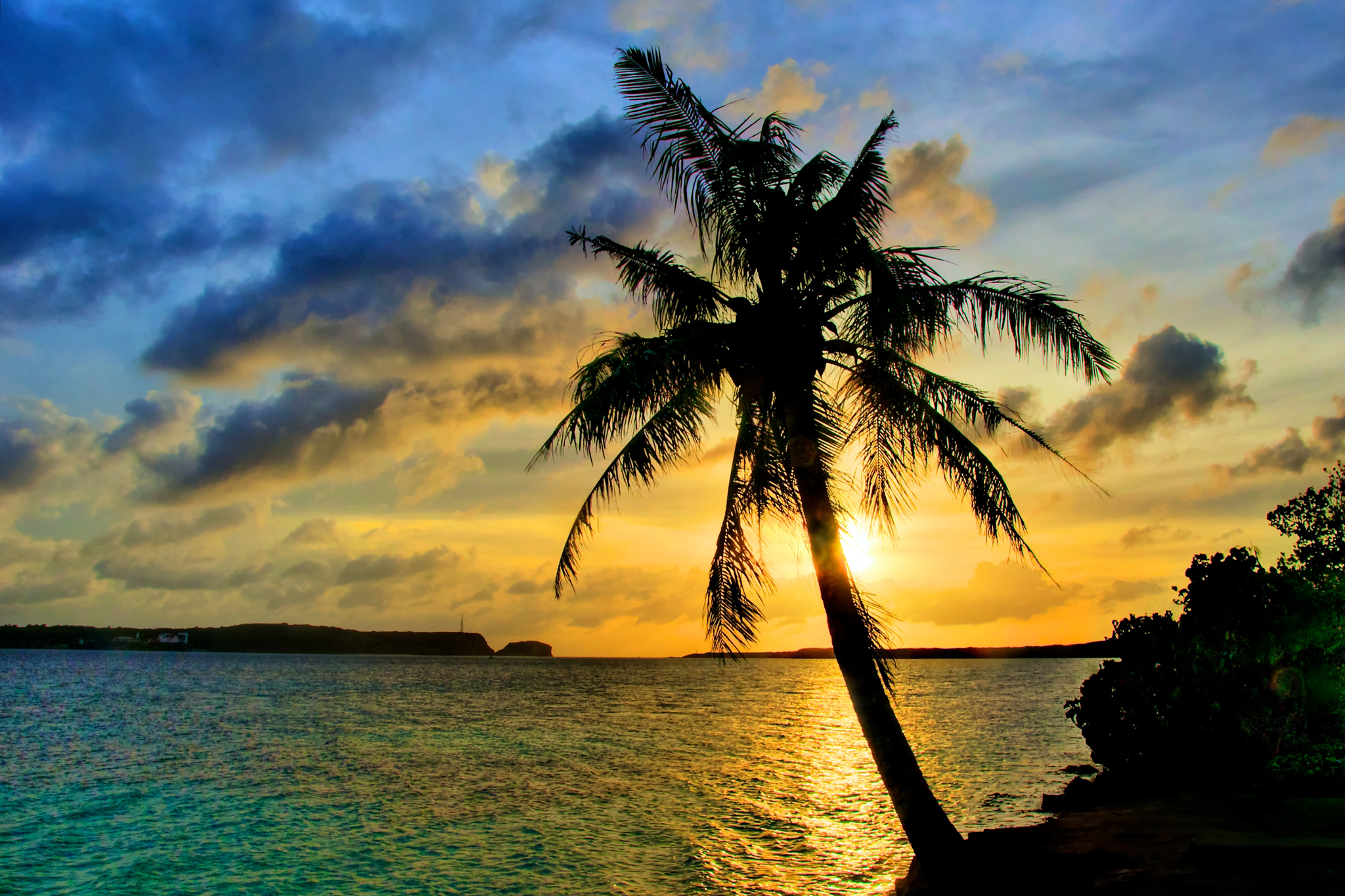 Guam Beach Sunset